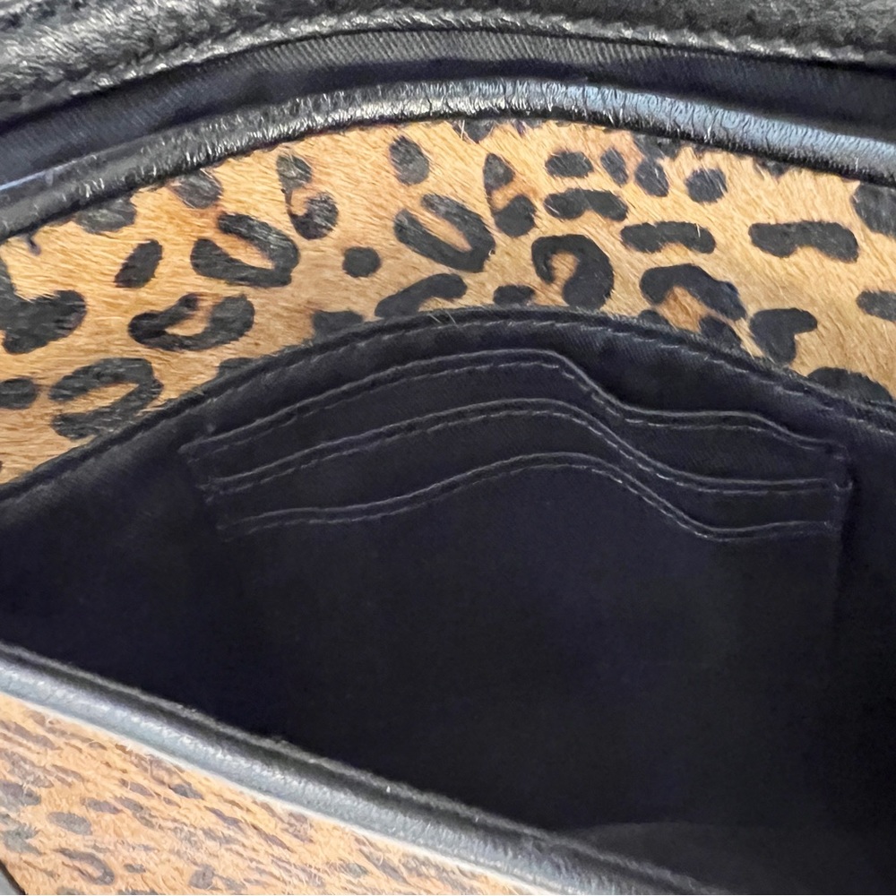 ✖️SOLD✖️•FOSSIL• Memoir Small Flap Crossbody Bag in Cheetah - Picture 11 of 15